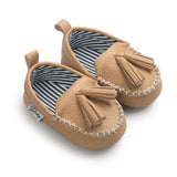 Mokassins aus Leder mit Schleife - mybabydream