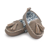 Mokassins aus Leder mit Schleife - mybabydream