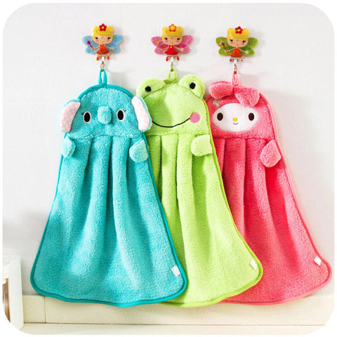 Baby Handtuch mit Cartoon Gesicht - mybabydream