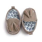 Mokassins aus Leder mit Schleife - mybabydream