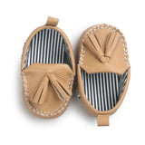 Mokassins aus Leder mit Schleife - mybabydream