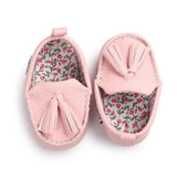 Mokassins aus Leder mit Schleife - mybabydream