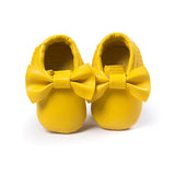 Baby Lederschuhe mit Schleife 0-18 Monate - mybabydream