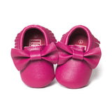Baby Lederschuhe mit Schleife 0-18 Monate - mybabydream
