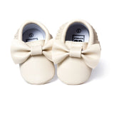 Baby Lederschuhe mit Schleife 0-18 Monate - mybabydream