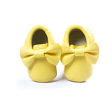 Baby Lederschuhe mit Schleife 0-18 Monate - mybabydream