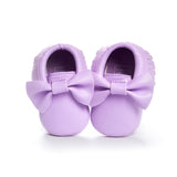 Baby Lederschuhe mit Schleife 0-18 Monate - mybabydream