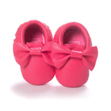 Baby Lederschuhe mit Schleife 0-18 Monate - mybabydream