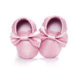 Baby Lederschuhe mit Schleife 0-18 Monate - mybabydream
