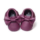Baby Lederschuhe mit Schleife 0-18 Monate - mybabydream