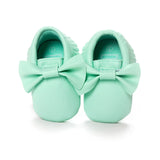Baby Lederschuhe mit Schleife 0-18 Monate - mybabydream