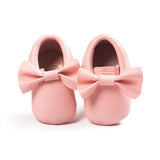 Baby Lederschuhe mit Schleife 0-18 Monate - mybabydream