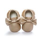 Baby Lederschuhe mit Schleife 0-18 Monate - mybabydream