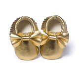 Baby Lederschuhe mit Schleife 0-18 Monate - mybabydream