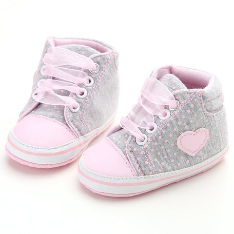Halbschuh mit Herzlogo für Prinzessinen - mybabydream