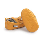 Mokassins aus Leder mit Schleife - mybabydream