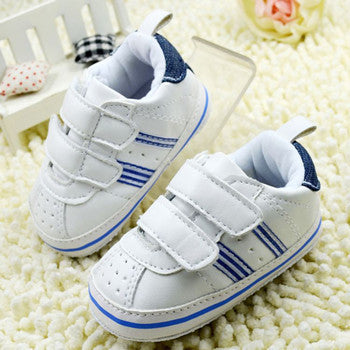 Halbschuh Kunstleder mit Klettverschluss & Anti-Rutsch-Sohle - mybabydream